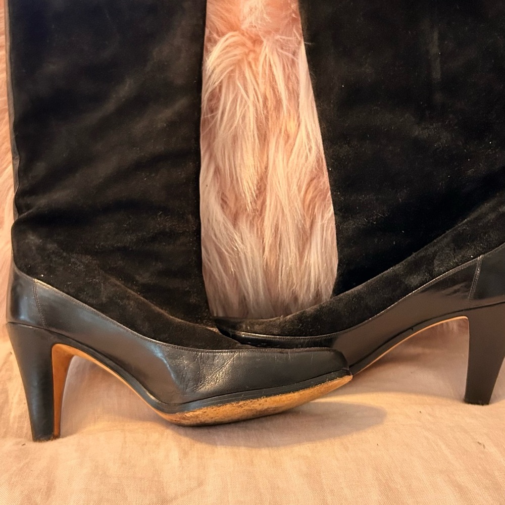 Elegant Black Women's Heeled Boots